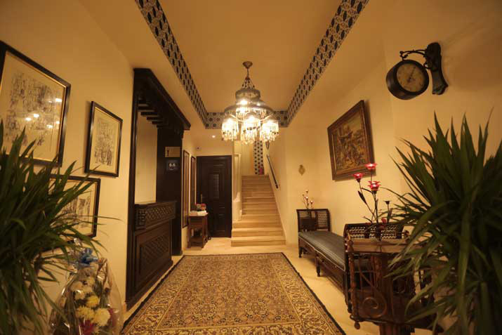The Reception in the Le Riad Hotel de Charme