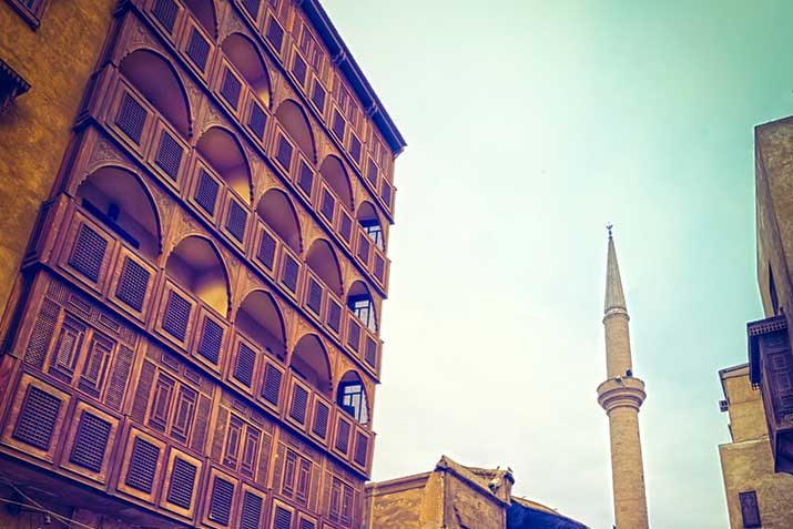 Front facade of the hotel