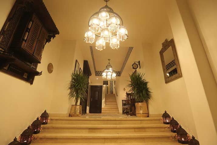 Hotel reception area