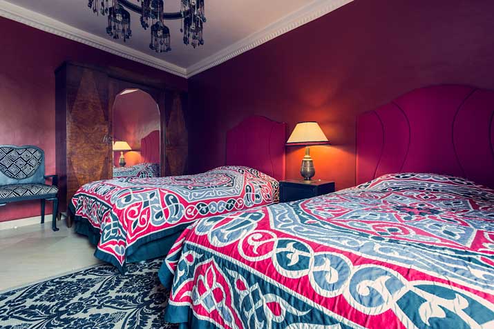 Om Kalsoum suite bedroom